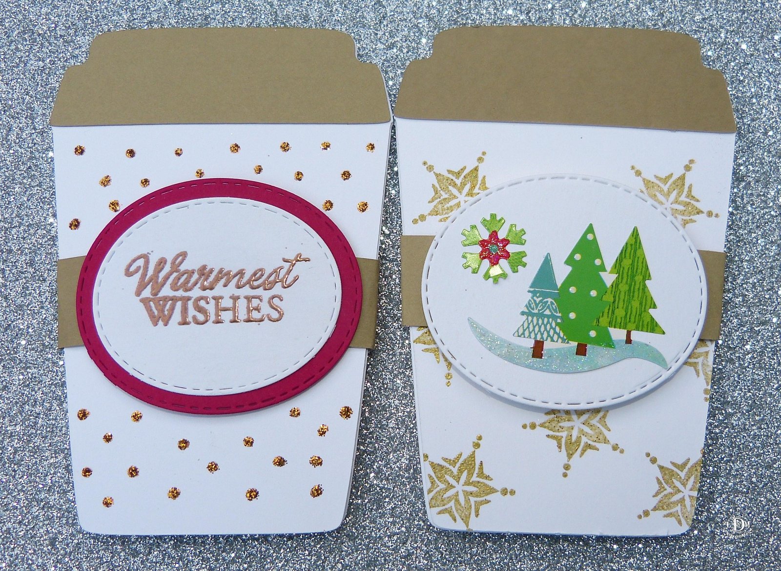 Download Coffee Cup Shaped Gift Card Holder Ldm Creations PSD Mockup Templates