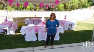 Happy Mommy to be before guest arrived