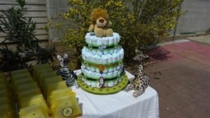 Zebra and Girafe decorations