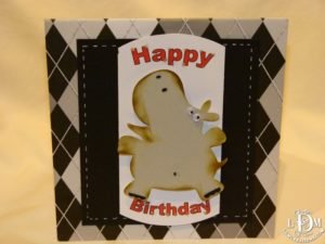 Masculine card