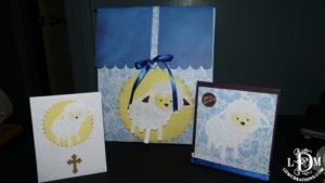 Little lamb gift bags and invites