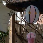 Next to hot air ballons Hand Stamped Paris Maylard Ballon