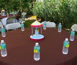 Another view of table