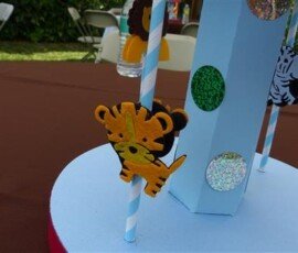 close up of centerpieces