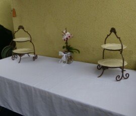 food set up
